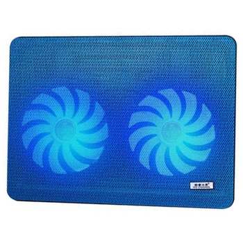 

ICECOOREL Laptop Cooling Pad, Portable Slim Quiet Laptop Cooler Cooling Pad Stand with 2 LED Fans for Laptop