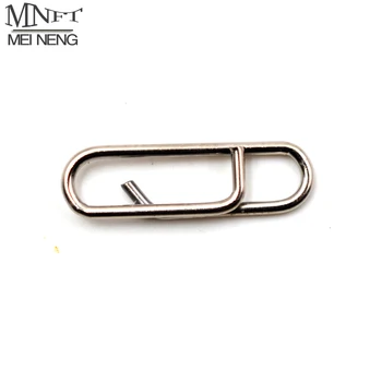 HOT OFFER ❤️ MNFT 50Pcs Fishing Safety Snaps Clip Interlock Line Terminal Tackle Angler's Power Clips Carp Rig Accessories - discount item 40% OFF Sports & Entertainment