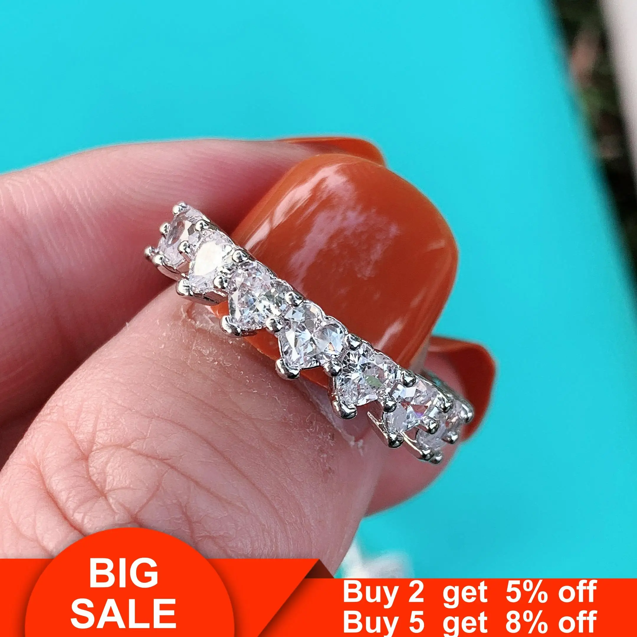 Женское кольцо с фианитом из серебра 2020 пробы|Кольца| |