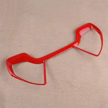 

CITALL Red Center Console Dashboard Decorative Frame Dial Rings Cover Trim Fit For Honda Civic 10th 2016 2017 2018