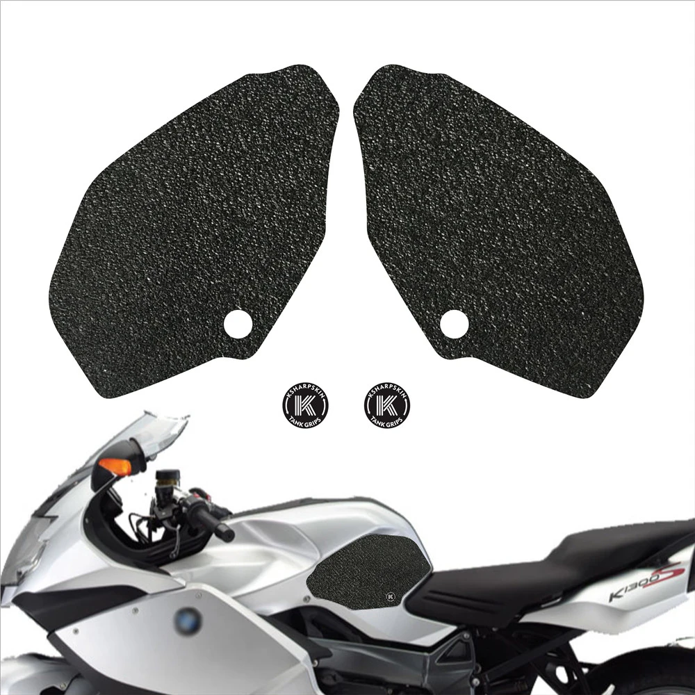 

Motorcycle protection pad tank grip fuel tank pad sticker gasoline knee traction side decal for BMW 03-09 K 1200 S 09-16 k1300