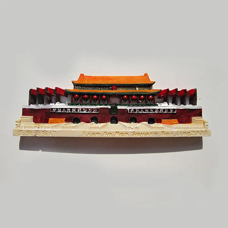 Китайская ручная роспись Great Wall Temple Of Heaven 3D магниты на холодильник сувениры для