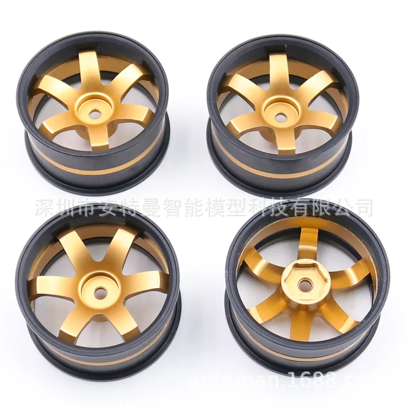 

1/10 Flat Road Model D4/D3 Drift Race Spiral Metal Wheel Hub 6 Column + 3-Degree