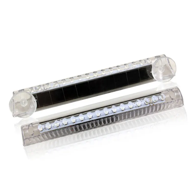 

auto Universal accessories Anti-collision warning light 16LED color Solar Windshield Review-Mirro Warning Light