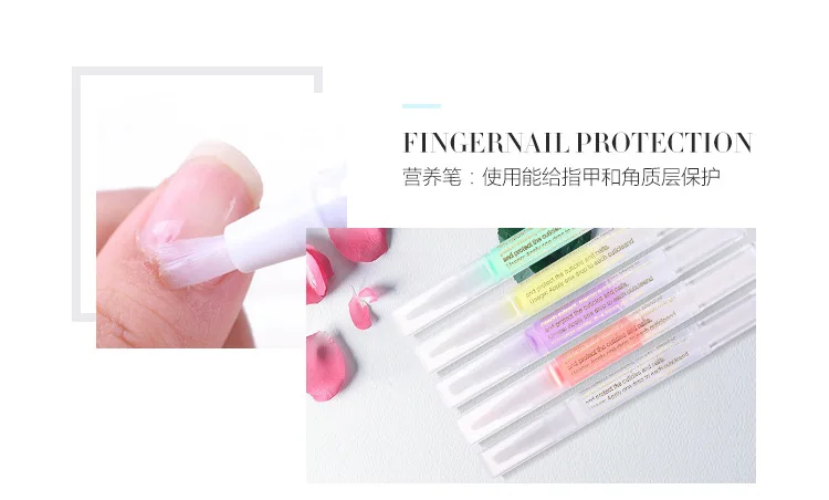 Питание решение ручка для лечения Ногтей ручка 15 цветов Масло для кутикулы Восстанавливающий Избегайте лака для ногтей питает кожу
