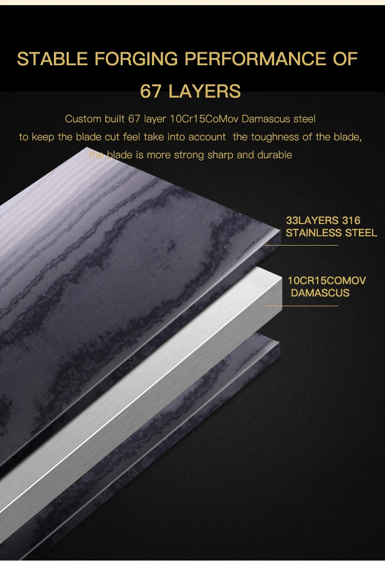 8寸沙滩纹红影木柄厨师刀英文版_07