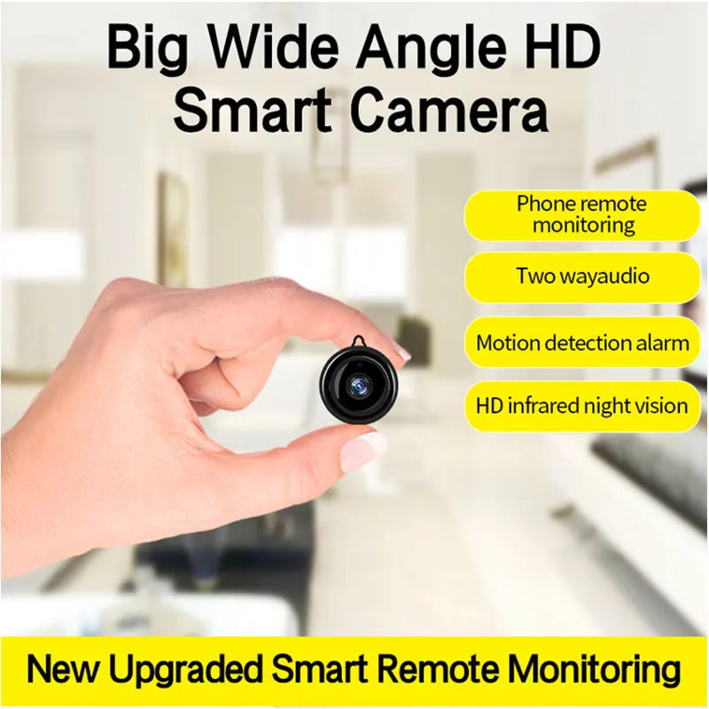 Мини Wifi камера Smart Auto IR Cut ночное видение HD видео датчик движения секретная микро IP