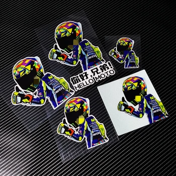 

Car Styling Vinyl Auto Tail Window Body Sticker Decals for Motocross Rossi MOTO