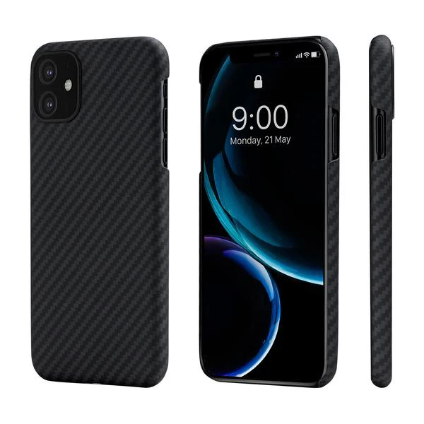 Роскошный чехол 11 Pro для iPhone 11, чехол из углеродного волокна, тонкий чехол 11 Pro, чехол для iPhone 11 Pro, чехол 11Pro Max Funda Capa - Цвет: Matta Black