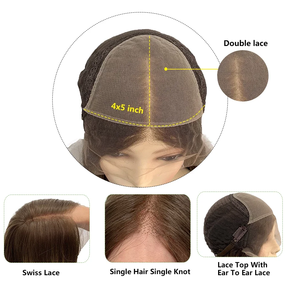 Le Beauty Sheitel Wig Kosher Wigs European Hair 100% Natural Human Hair Wigs Blonde Color Swiss Lace Top Wig For Jewish Women