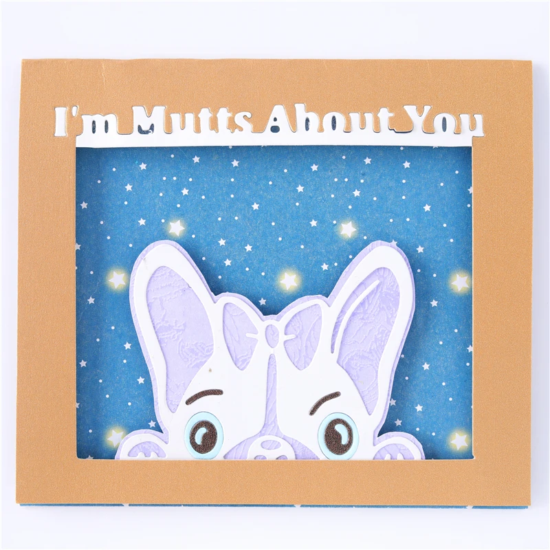 

InLoveArts Cute Dog Metal Cutting Dies New 2020 Letter Scrapbooking for Making Cards Decorative Embossing DIY Crafts Stencils