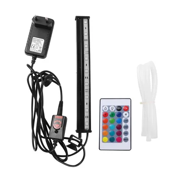 

Aquarium Remote Control Waterproof Bubble Lamp LED Diving Lamp Fish Tank Lamp with EU Plug (23cm Lamp + Memory Function)