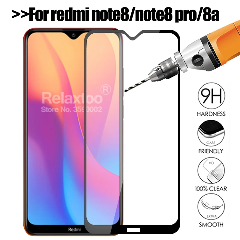 Защитное стекло redmi 8a защита экрана с полным покрытием для xiaomi note 8 pro note8 8pro redmi8a