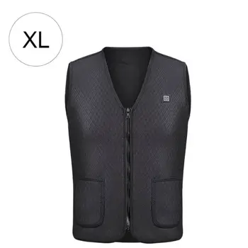 

Hot Unisex Winter Thermal Electric USB Heating Warm Vest Men And Women Heating Light Outdoor Hiking Jacket Clothing New