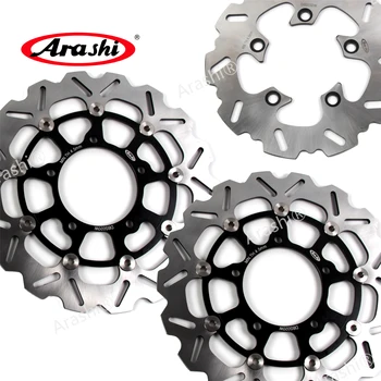 

ARASHI FOR SUZUKI GSXR600 GSX-R600 2006 2007 GSXR750 GSXR1000 GSX R600 GSX600R GSX-R750 Front Rear Brake Rotors Brake Disc