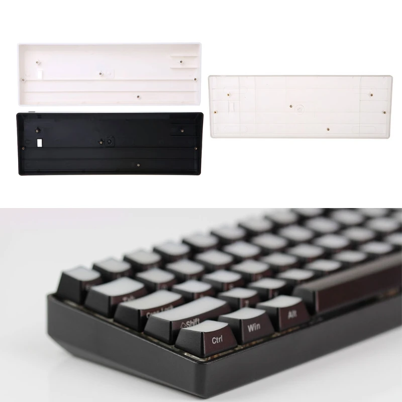 GH60 Compact Keyboard Base Seat 60% Keyboard Poker2 Plastic Frame Case LX9A