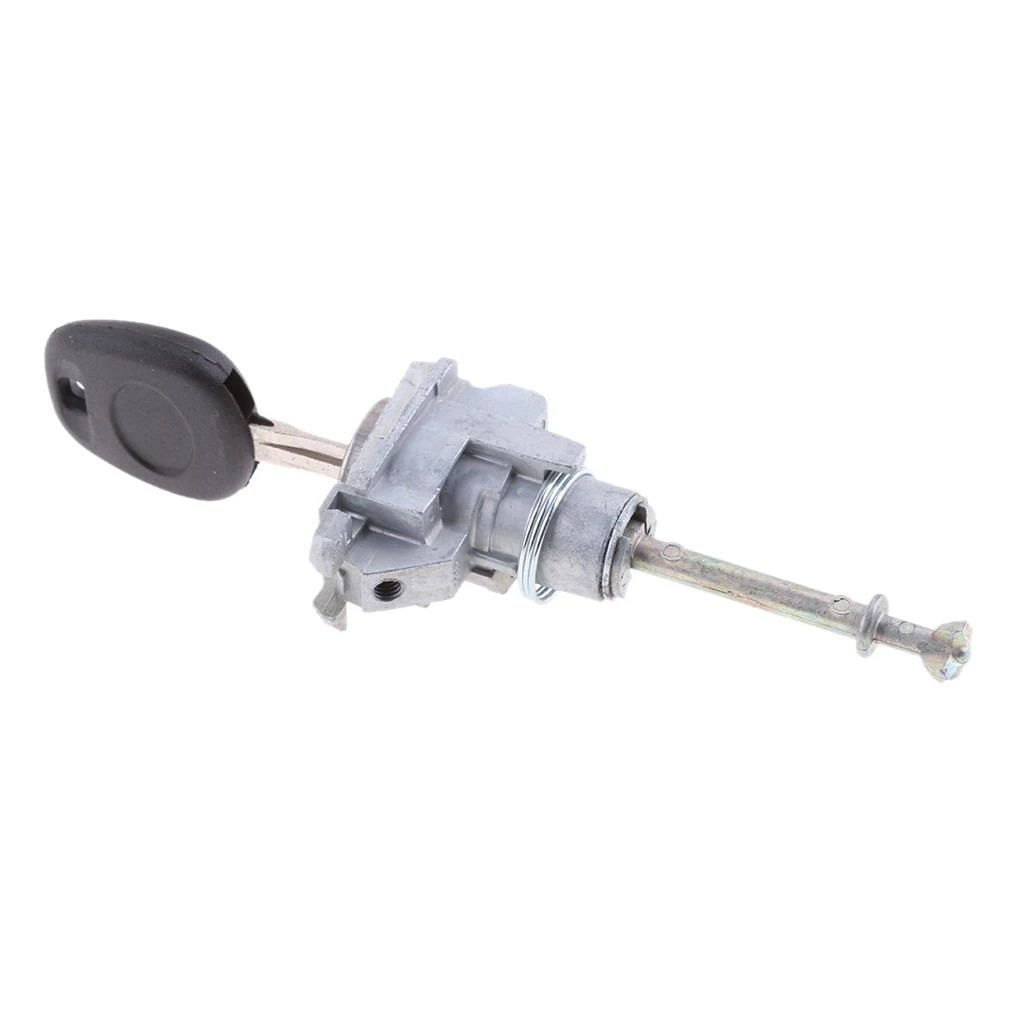 Silver Automotive Left Door Lock Cylinder Key For Toyota Corolla 09-11