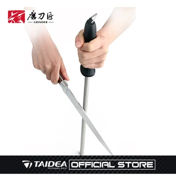 

GRINDER Household Diamond Knife Sharpener Sharpening Rod T0825D apex pro Kitchen Professional Grinder Honing Tool facas TAIDEA