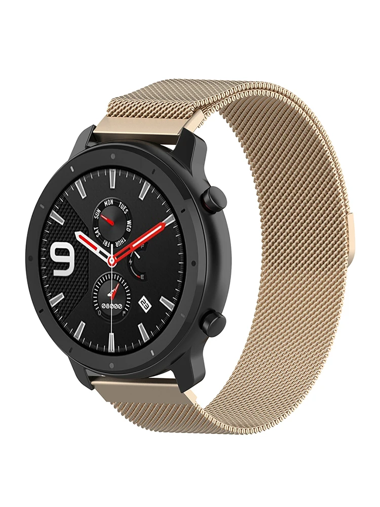 Роскошные часы магнитный браслет металлический браслет для AMAZFIT GTR Смарт-часы 42 мм