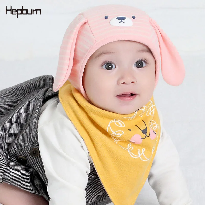 

Hepburn Brand Baby Hat Baby Girl/Boy Hats Beanie Kids Hat Newborn Baby Cap muts Winter Ear Warmer Soft Solid Color Bonnet