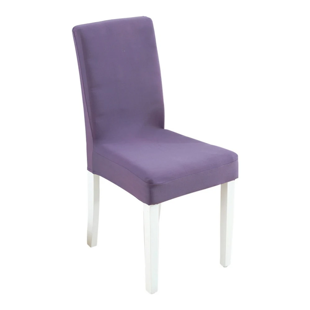 1pc solid color 1/2/4 шт. съемный Chiar крышка чехол эластичные детские штаны с геометрическим принтом Чехлы для обеденного стула Защитная крышка сиденье для свадьбы - Цвет: 1pc solid color