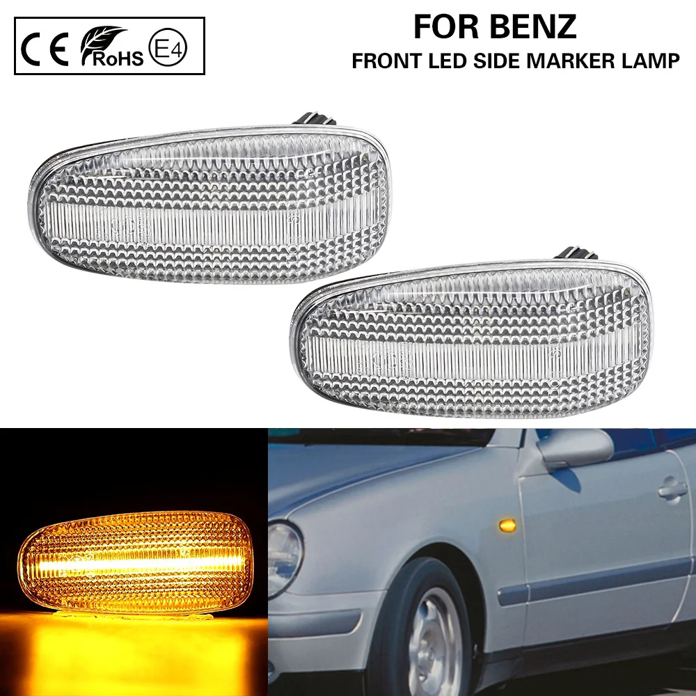 

Clear Amber Front LED side marker lamp light Turn Signal Light For Mercedes Benz VOLKSWAGEN LT VITO Dodge Sprinter