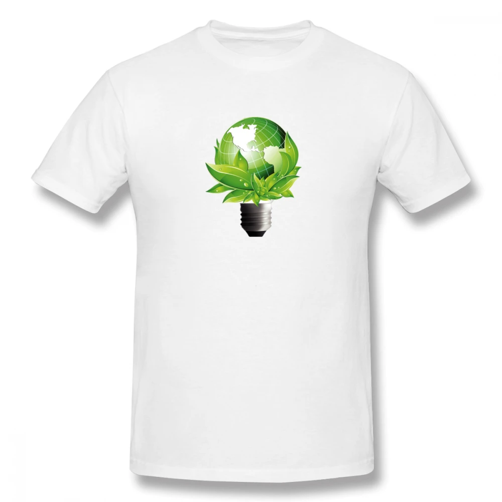 

2019 Men's Basic Short Sleeve T-Shirt 3D Print t shirt creative Green Earth Cotton Funny T-shirt home Top Tees