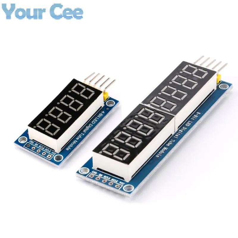 Display LED A 4 Cifre 0,36 Pollici - Modulo A 7 Segmenti, 5V, Colore Giallo - Foto 3