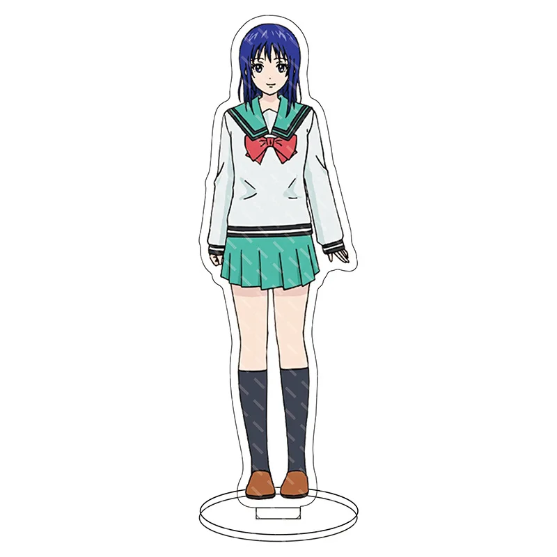 Anime Figure The Disastrous Life of Saiki Kusuo Key Chain Pendant Cosplay Two-sided Keychain Prop Acrylic Stand Model Toy