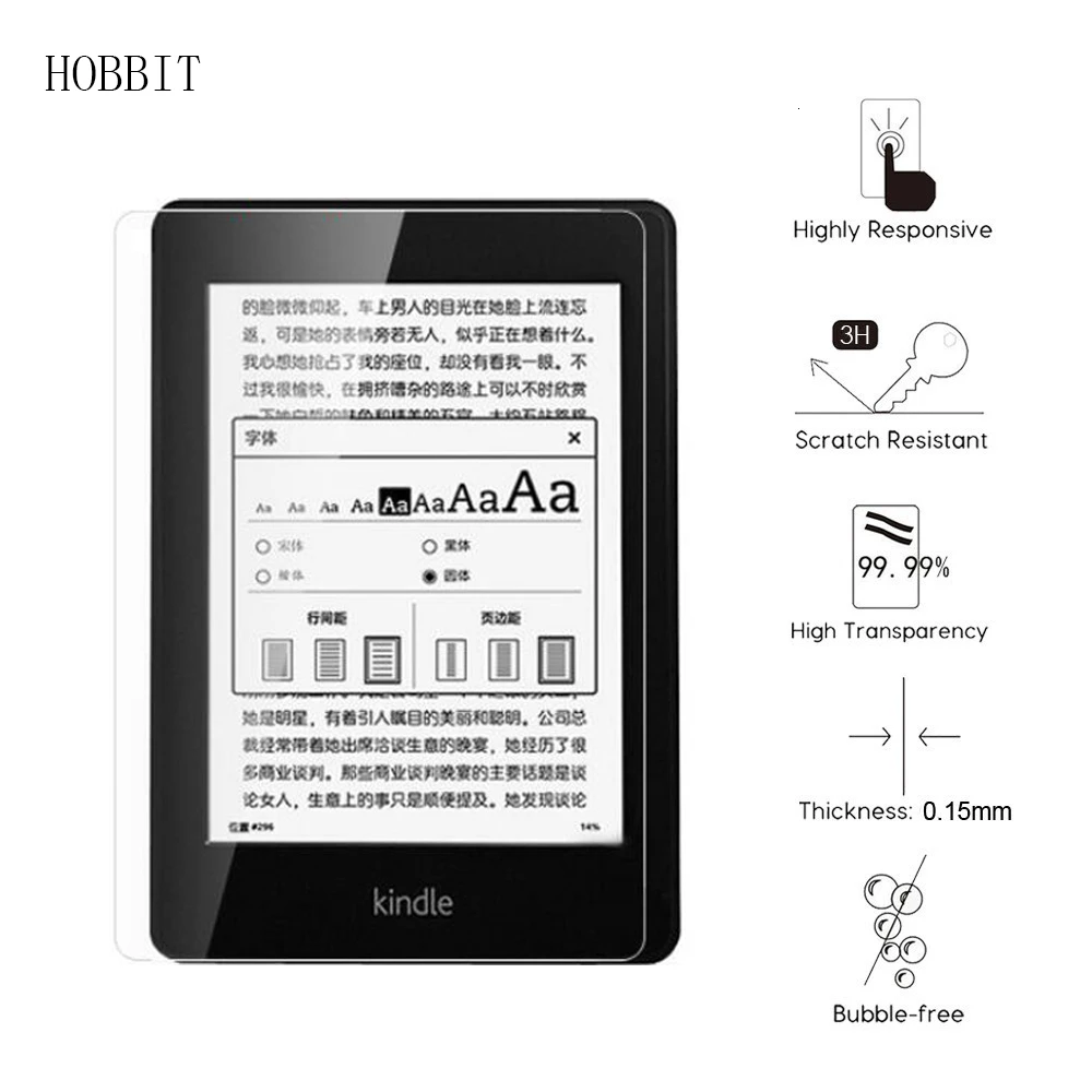 3 Упаковка Прозрачная ЖК-пленка для Amazon Kindle paperwhite4 читалка ручной планшет paperwhite 4 защита экрана HD от царапин