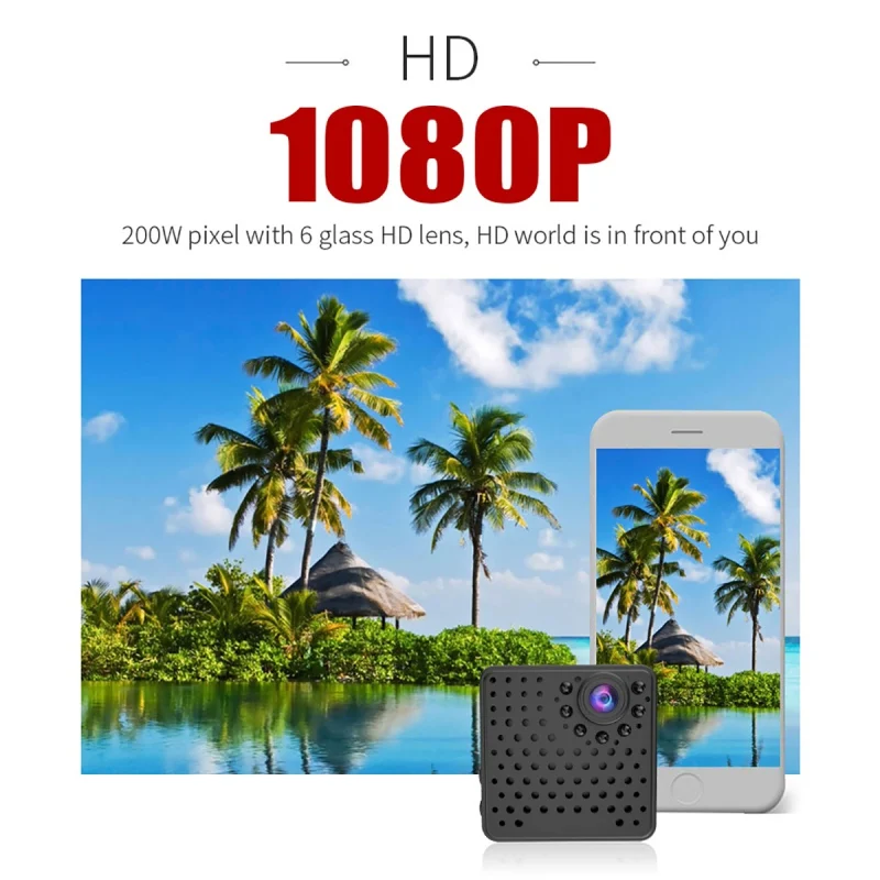 

HDQ19 Mini Camera Wireless Wifi IP Camcorder Home Security DVR Night Vision Camera HD 1080P