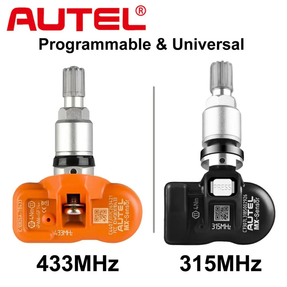 100% оригинал AUTEL TPMS сенсор 433 315 МГц mx датчик давления в шинах контроль