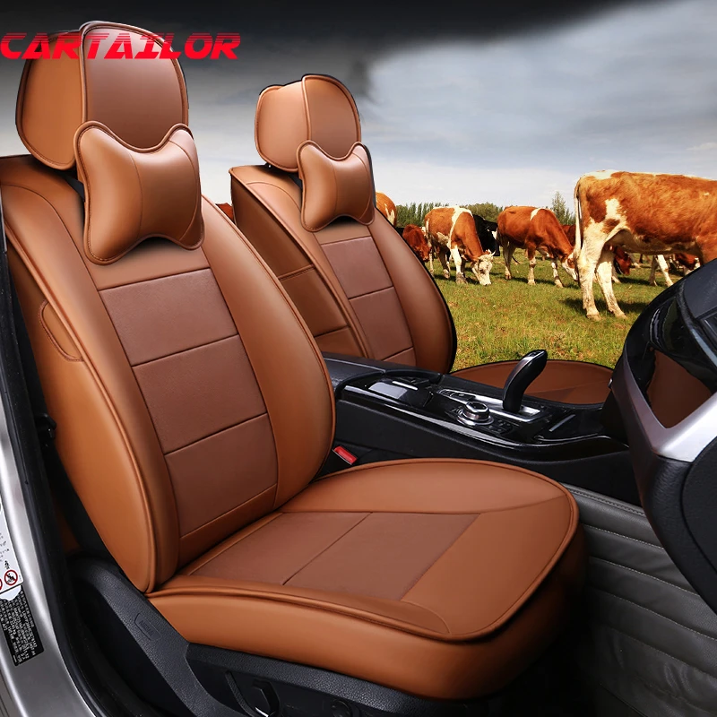 Cartailor Car Seat Cover Leather Cowhide Seats Protector For Lexus