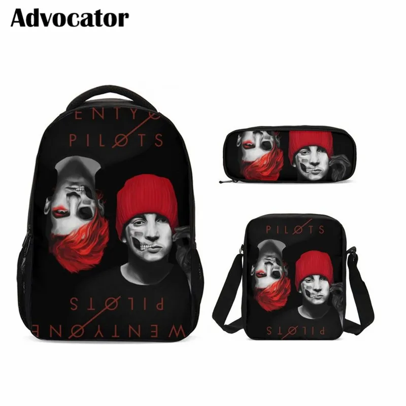 ADVOCATOR 3 шт./компл. 25 пилотов узор рюкзак для учащихся школьные сумки для детей мальчиков детская Наплечная школьная сумка ранец - Цвет: ALN2243CEK