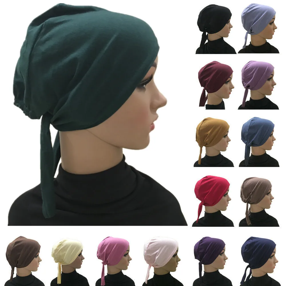 Full Cover Inner Muslim Cotton Hijab 