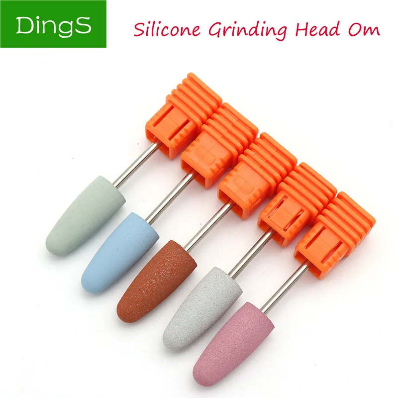 

1pc Rubber Silicon Carbide Buffer Nail Drill Bits Cutter For Manicure Pedicure Machine Sander Drill Bit Polishing Electric Tool