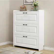 Meuble de rangement à chaussures en bois massif, Ultra fin, 17Cm, organisateur de chaussures, simple et moderne, grand espace