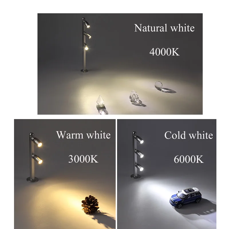 Led Showcase Light 2W 3W 5W Adjustable spotlights Exhibition Led Mini Jewelry Display Light For Diamond Store 175/200/365MM 5