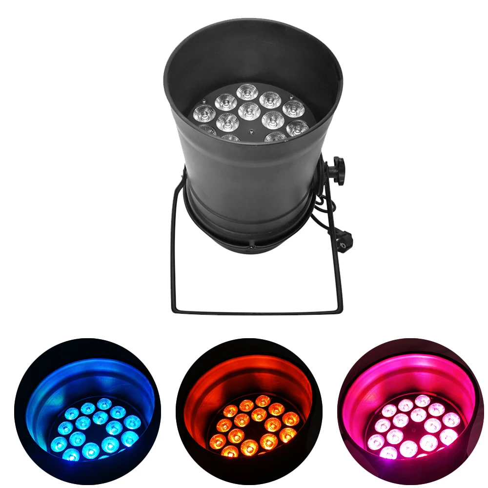 18X10W Light LED Par Light 18x10W RGBW 4in1 Stage Effect Light Outdoor Beam Wash 2IN1 DJ Disco Bar Party Wedding Stage Par Lamp