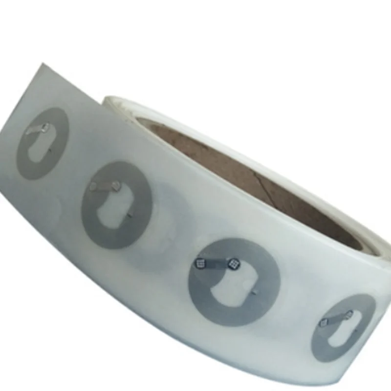 100PCS 25mm NFC transparent Stickers Protocol 13.56MHz ISO14443A Universal Label RFID Tags NFC Phones NFC Tag Badges Wet Inlay