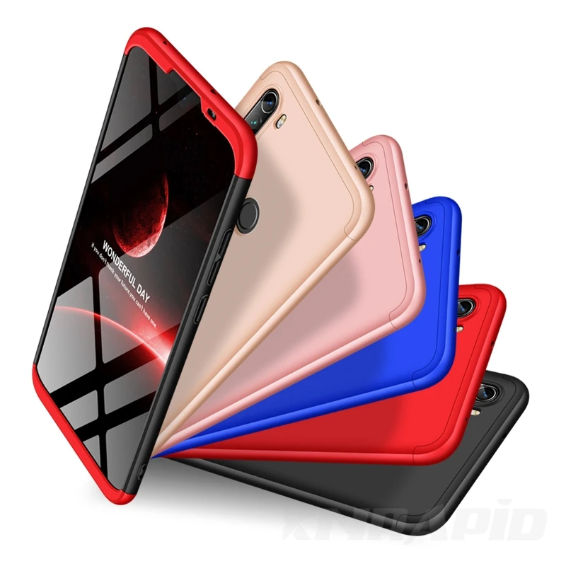 Для Xiaomi Redmi Note 8T чехол 3 в 1 Жесткий PC матовый пластиковый задний ударопрочный защитный корпус для Xiaomi Redmi 8 8A Note 8 Pro Чехол