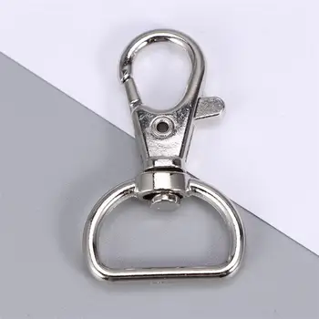 

30pcs 360 Degrees Swivel Trigger Snap Hooks for Home (Silver)