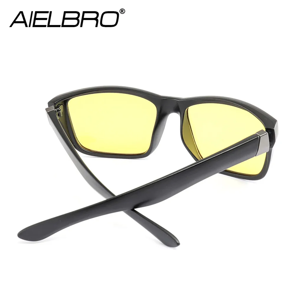 New Outdoor Polarized Driving Night Vision Sports Sun Glasses TAC Lens Summer Eyewear Accessories Men Women Square Frame Oculos