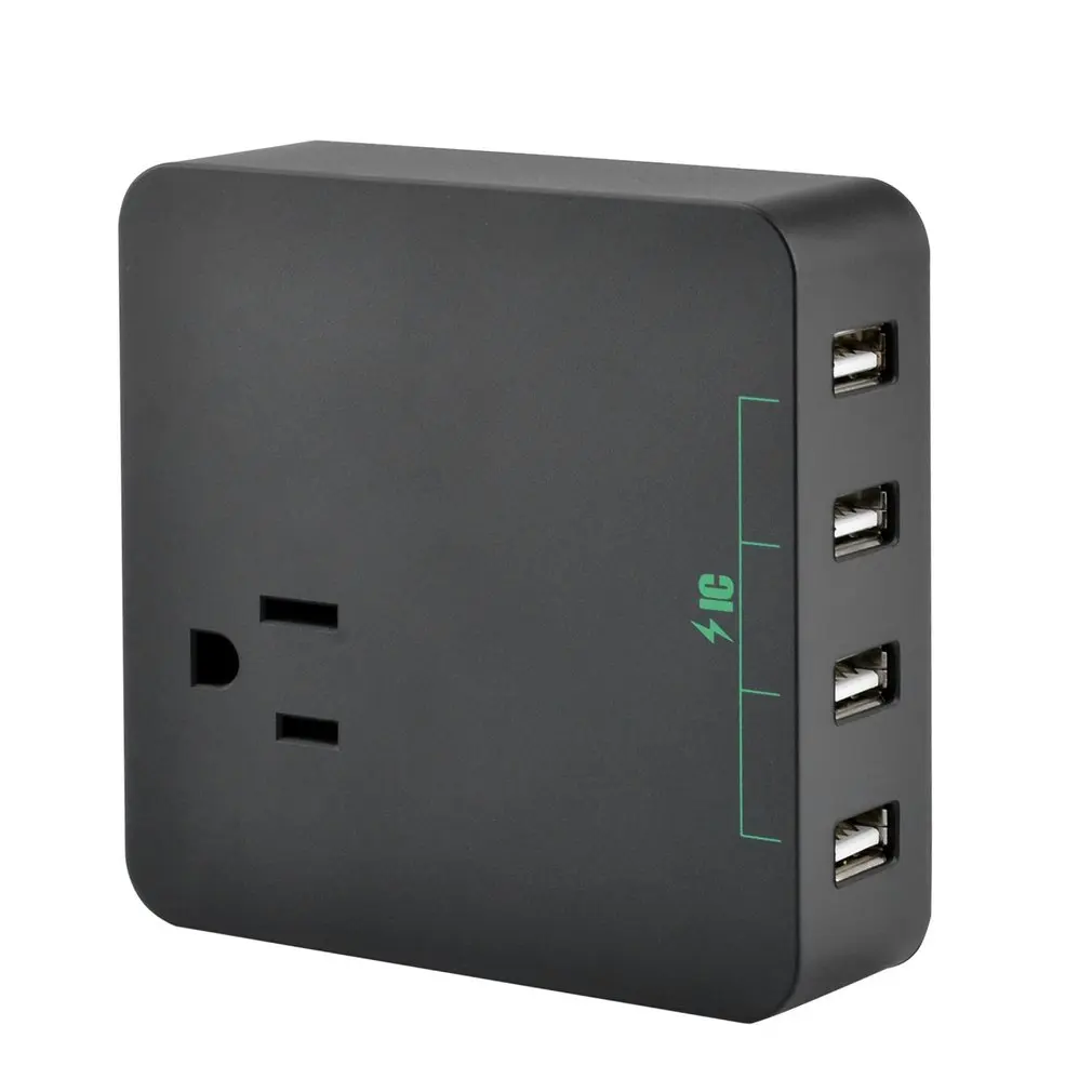 Быстрая зарядка мини портативный 4 usb порта зарядное устройство зарядная станция для мобильного телефона планшетный ПК US Plug