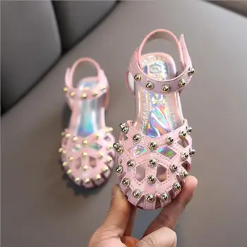 

Summer Style Girls Sandals Children Toddler Kids Girls Beach Sandals Cute Roman Girls Princess Dance Shoes 1-14 Years Sneakers
