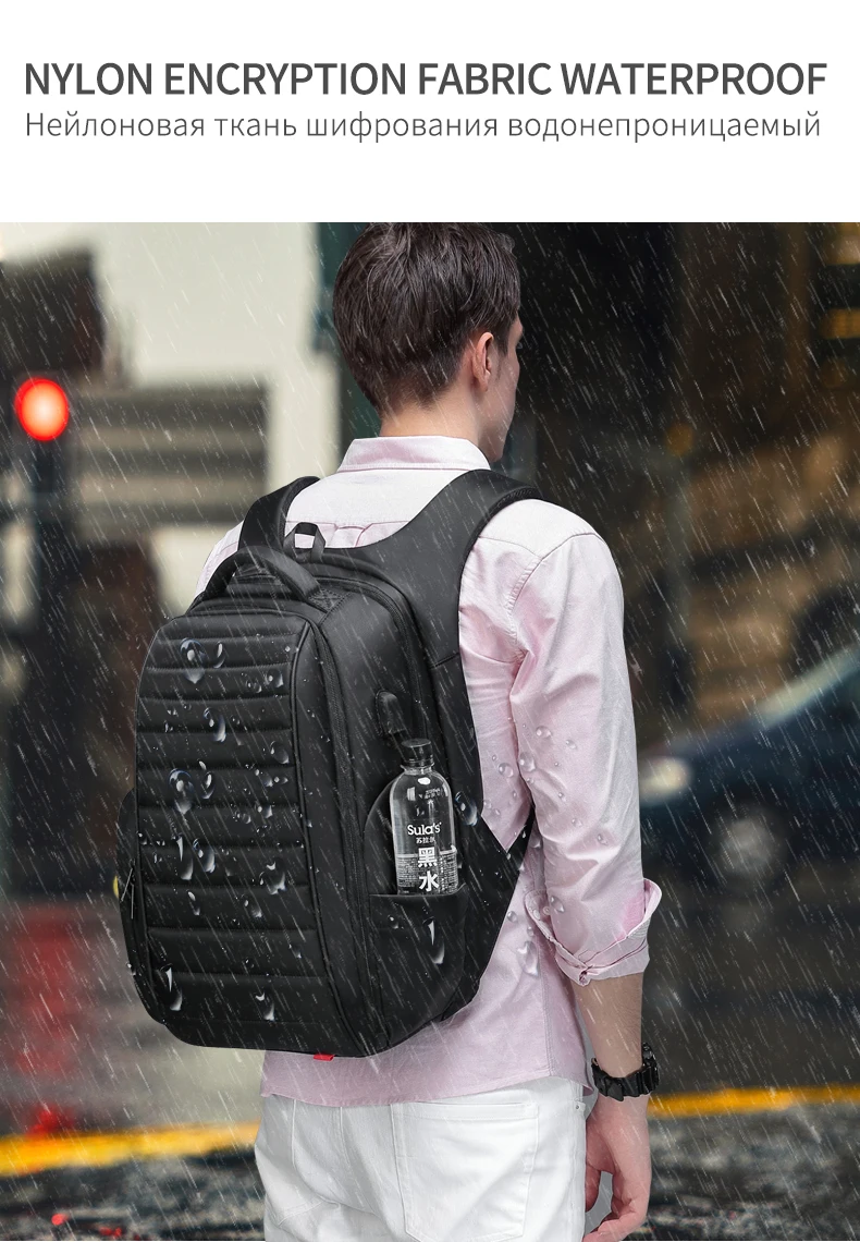Aimeison рюкзак для ноутбука для мужчин водоотталкивающий функциональный рюкзак с usb зарядным портом дорожные рюкзаки для мужчин