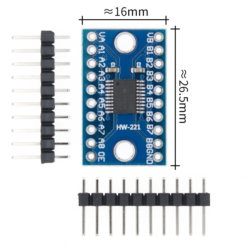 TXS0108E module 3,3 V 5V TXS0108E 8-канальный сетевой видеорегистратор логический уровень конвертер преобразует ttl двунаправленный взаимная преобразование - Цвет: TXS0108E module