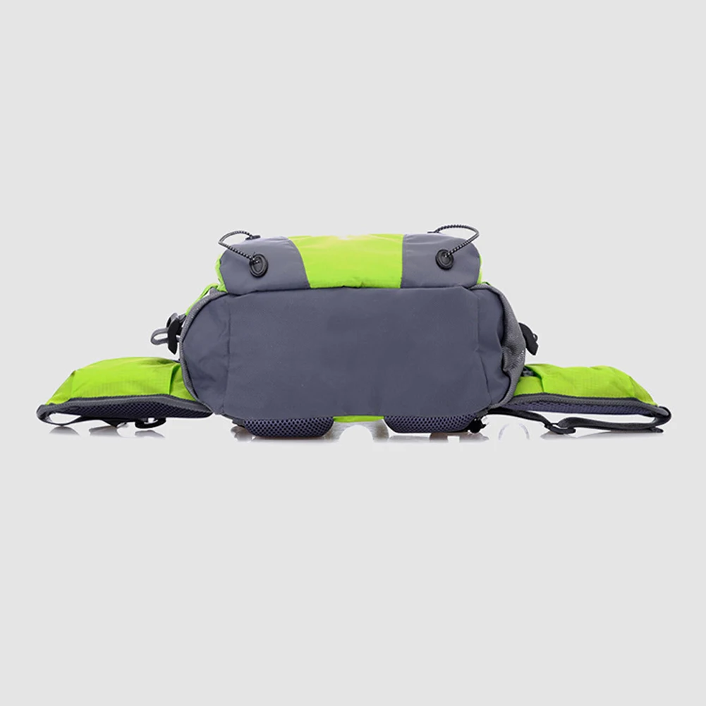Women Men Single Shoulder Adjustable Strap Folding Waist Pack Reflective Strip Rainproof Hiking Sports Crossbody Backpack