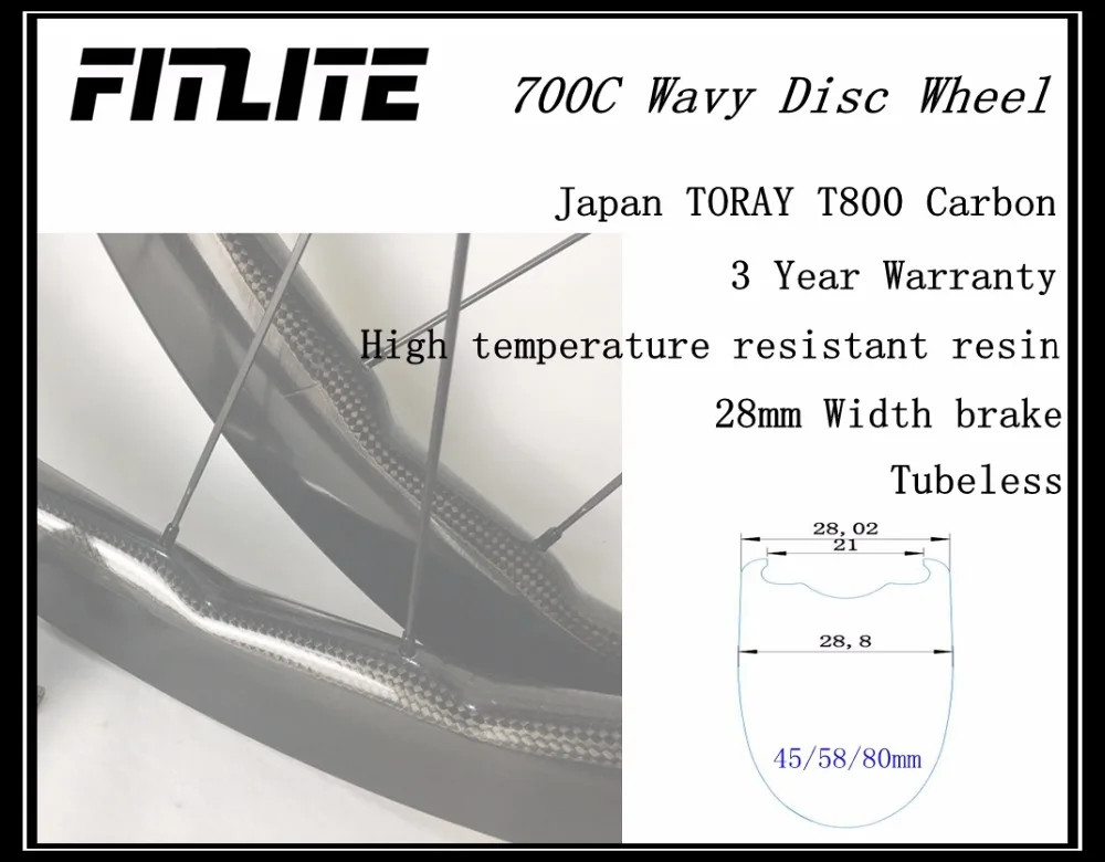 Best 28mm width Tubeless 58+80mm Disc Brake carbon bike wheels Wavy DT35o disc brake hubs tubular wheelset 9 Best 28mm width Tubeless 58+80mm Disc Brake carbon bike wheels Wavy DT35o disc brake hubs tubular wheelset 9