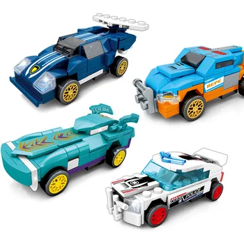 

City Technic Pull Back Vehicle Series Building Blocks Creator Super Racing Car Set Model Bricks Assemblage Toys For Kids Gifts